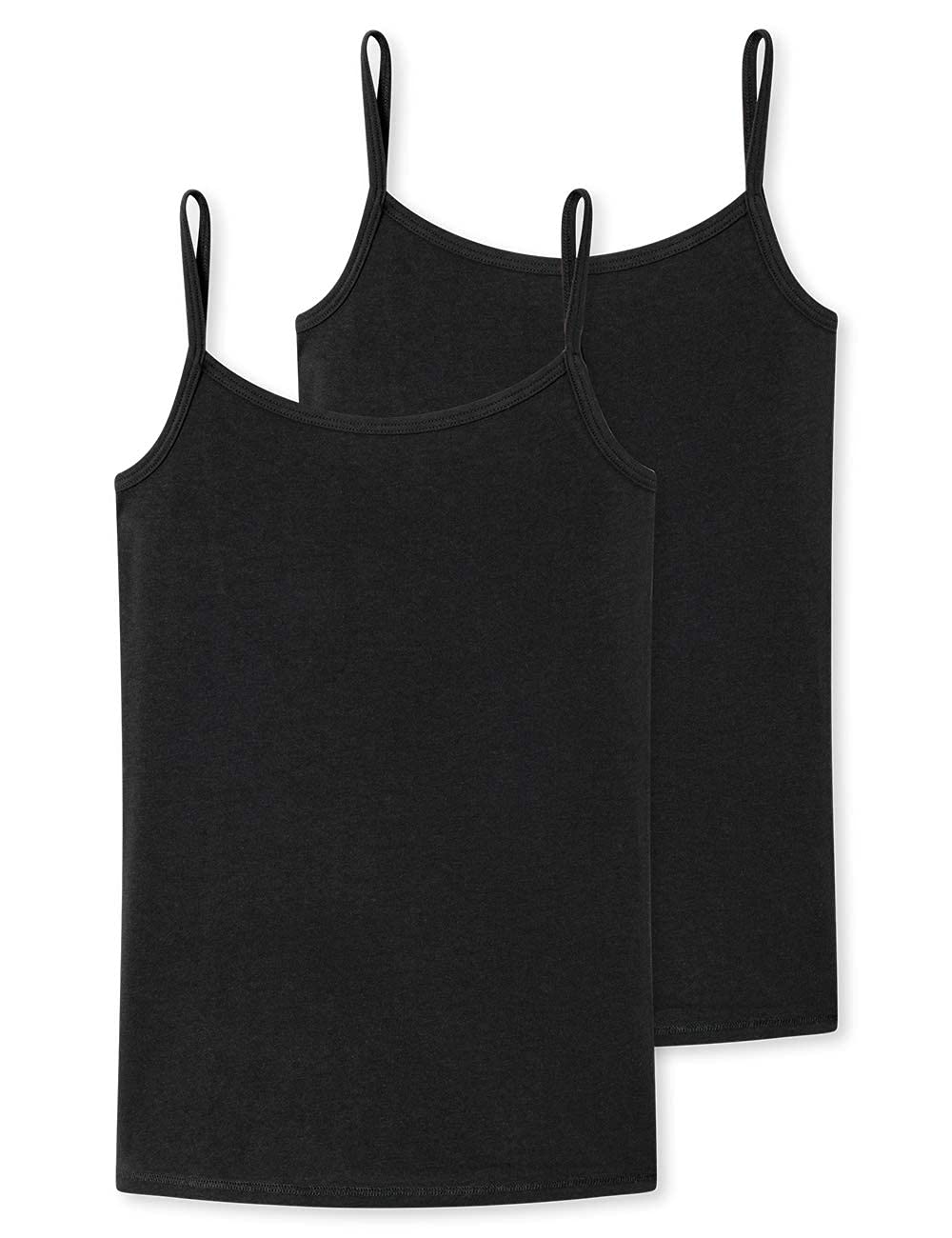 Schiesser Fille 2 Pack Spaghetti Débardeur À Bretelles sous-vêtement Fille (Lot de 2)