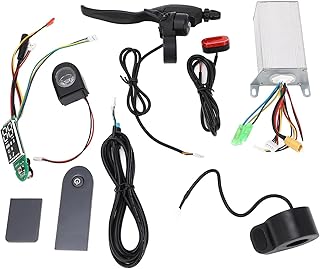Electric Scooter Controller Kit 36V 350W - Complete Control Unit with Thumb - Throttle Lever, Steering Wheel Instrument Panel, Brake Handle and Electric Scooter - Parts ​