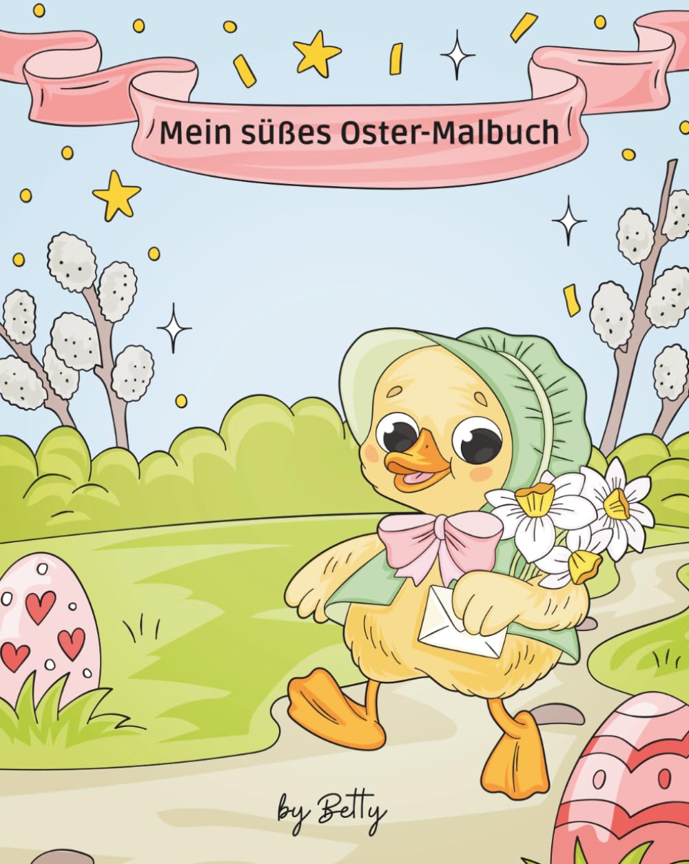 Mein süßes Oster-Malbuch