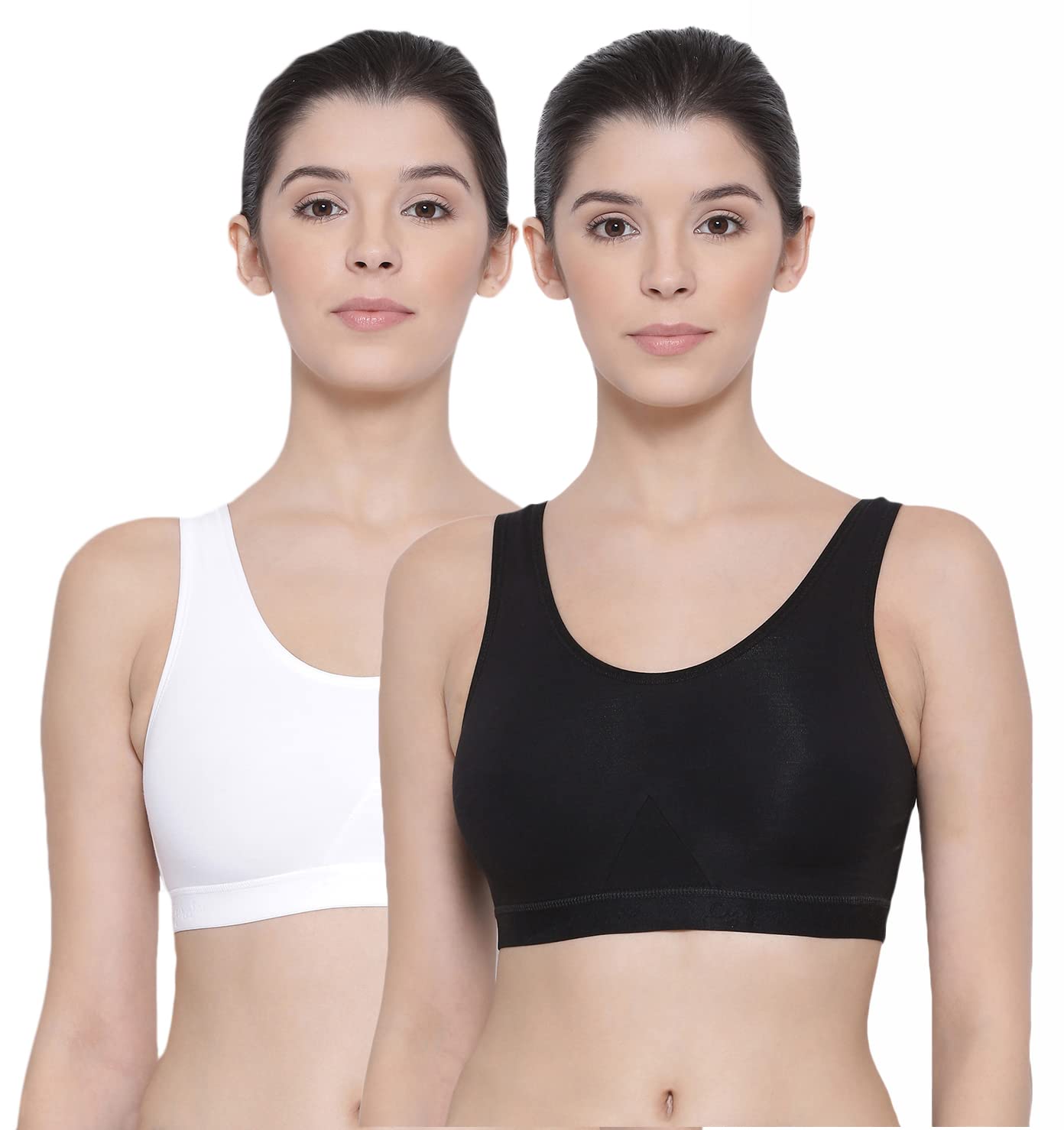 lyra Women's Cotton Non Padded Wire Free Sports Bra-picture-36