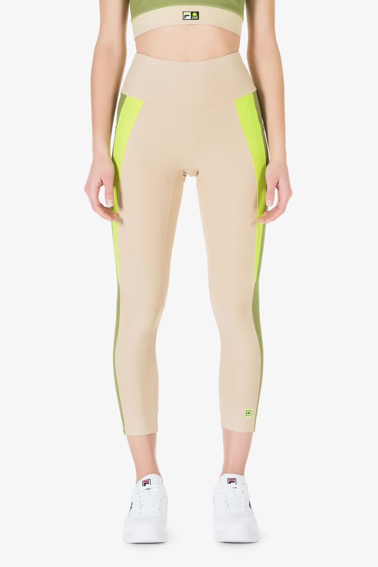 VR46 VR 46 Women's Row Riders Academy Leggins, Dove Grey, XL - Image 2