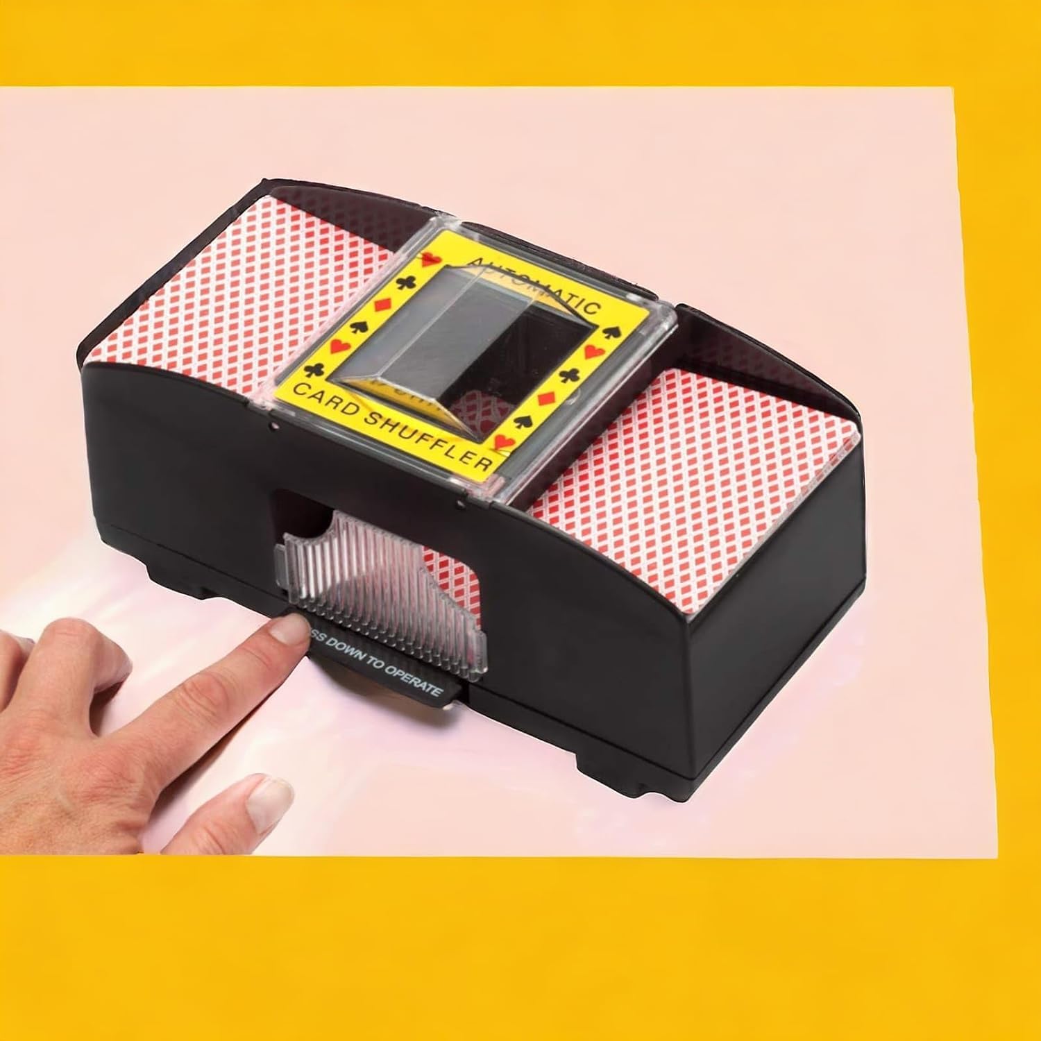 GOLD GAMES Automatic 2-Deck Poker Playing Card Shuffler Machine (Cards Not Included) (B0DF7GK8HY) Amazon Price History, Amazon Price Tracker