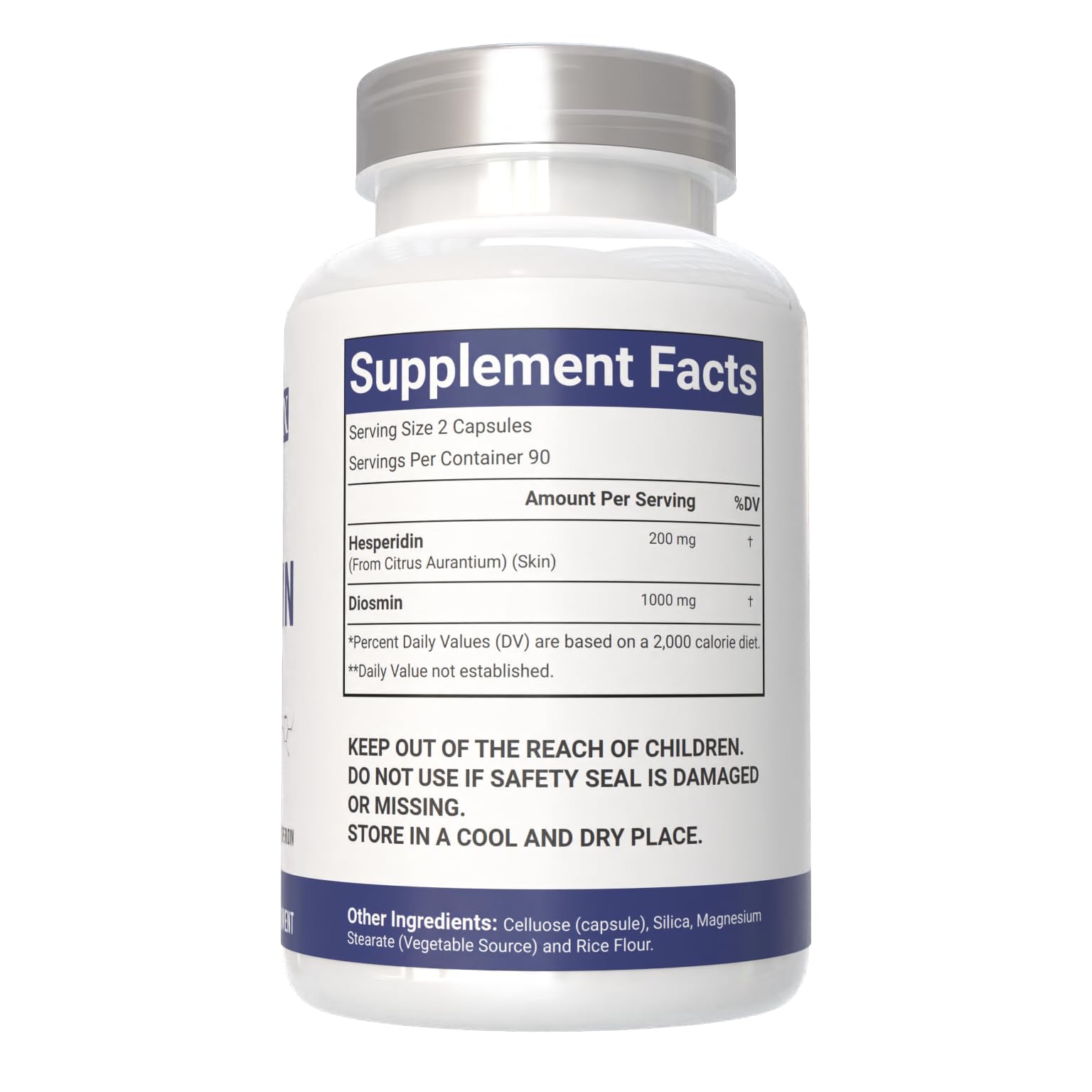 Diosmin Hesperidin 1200 mg Complex, 180 Capsules, Citrus Bioflavonoids Rich Fruit Extract, 100% Vegetarian, Non-GMO & Gluten Free Diosmin Supplement with Max Strength — Amazon image 4