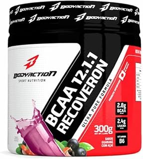 Bcaa 12.1.1 Recoveron Açaí com Guaraná, BodyAction, 300g