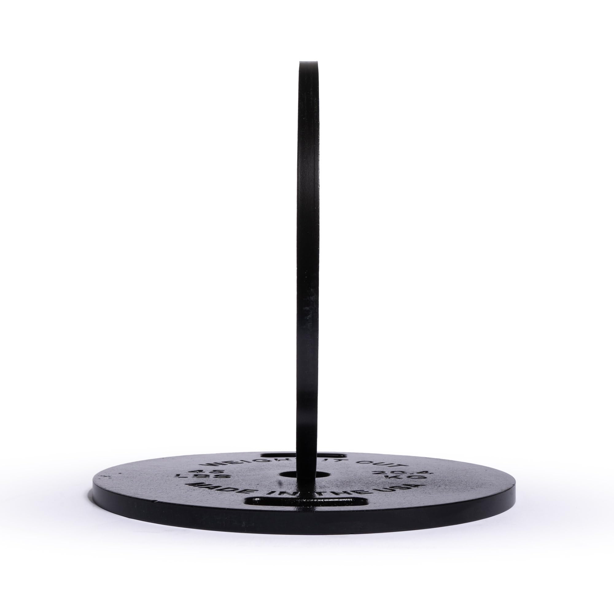 Weight It Out Cast Iron Olmpic Machined Weight Plate Pairs, Super Thin Weight Plates for Weight Lifting, Strength Training, Gym; Durable and Accurate Weights, 2.5lb to 45lb (45, Pounds)