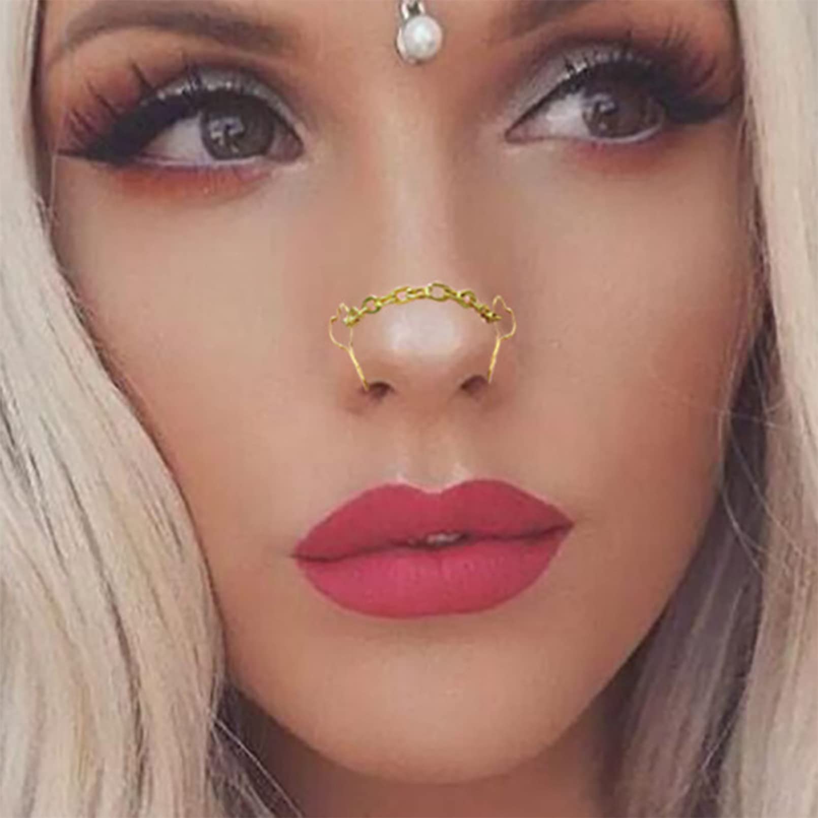 SULIUDAJI 12 Anneaux Nez Acier Inox 316L - Piercings Nez Zirconium - Bijoux Femme Cartilage - Studs Nasaux