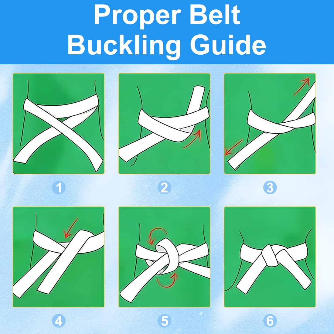 Judo Ceinture Karate, Ceinture de Taekwondo Blanc, Judo en Coton 220 cm, Ceinture d'arts martiaux, pour l'Entraînement et la Compétition, pour enfants et adultes