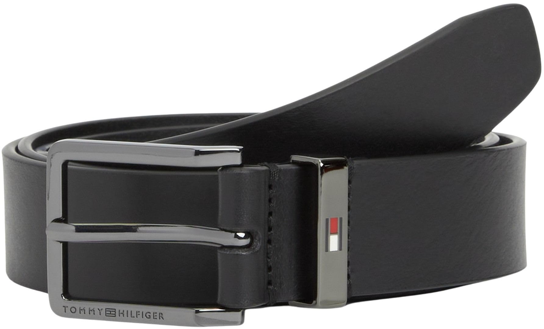 Tommy Hilfiger Men's Oliver 3.0 AM0AM14183 Fixed Belt, BLACK, 90