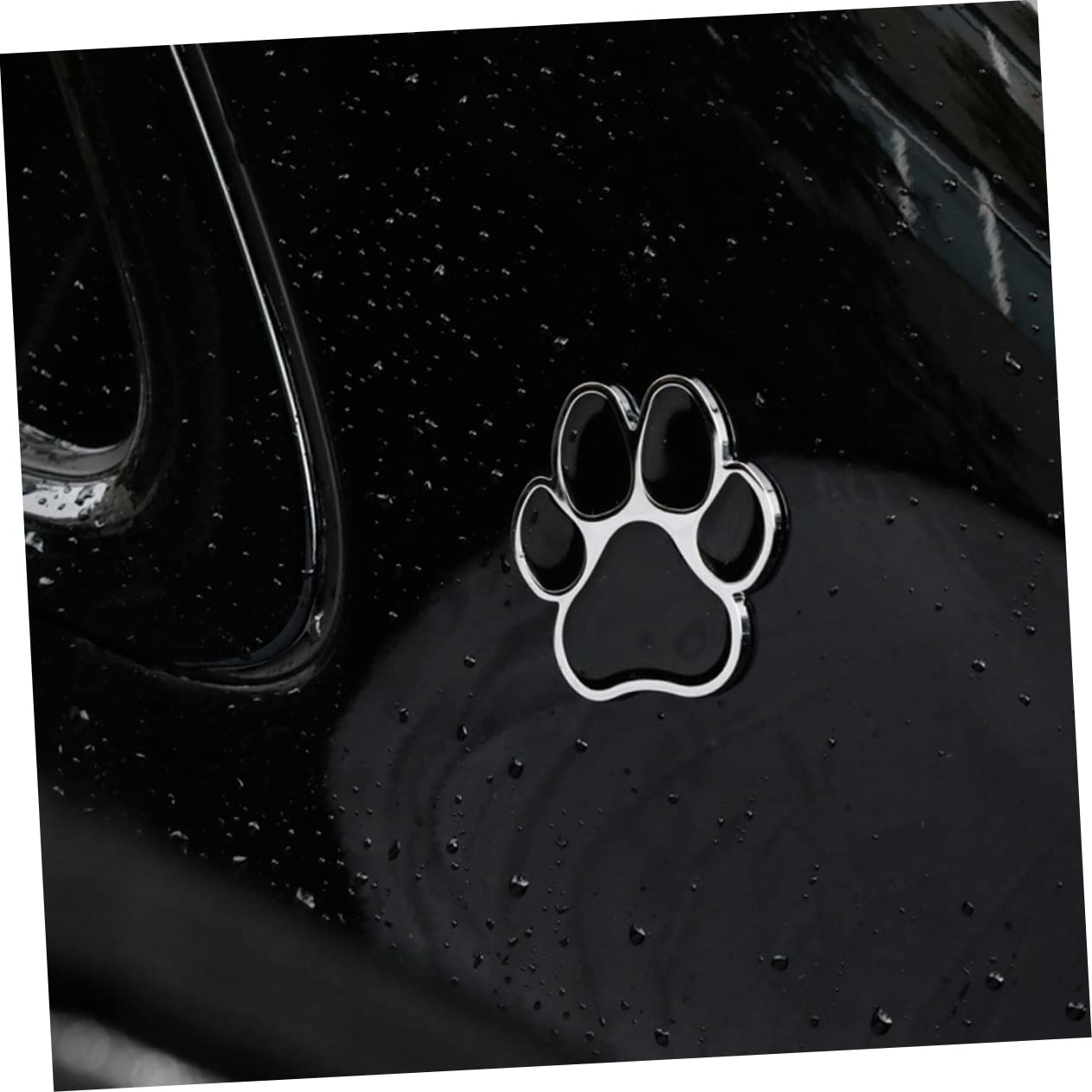 NIYANGLE 2 Pz adesivi per auto decalcomanie con stampa della zampa adesivo zampa per auto adesivo per adesivi personalizzati con animali con logo impronta
