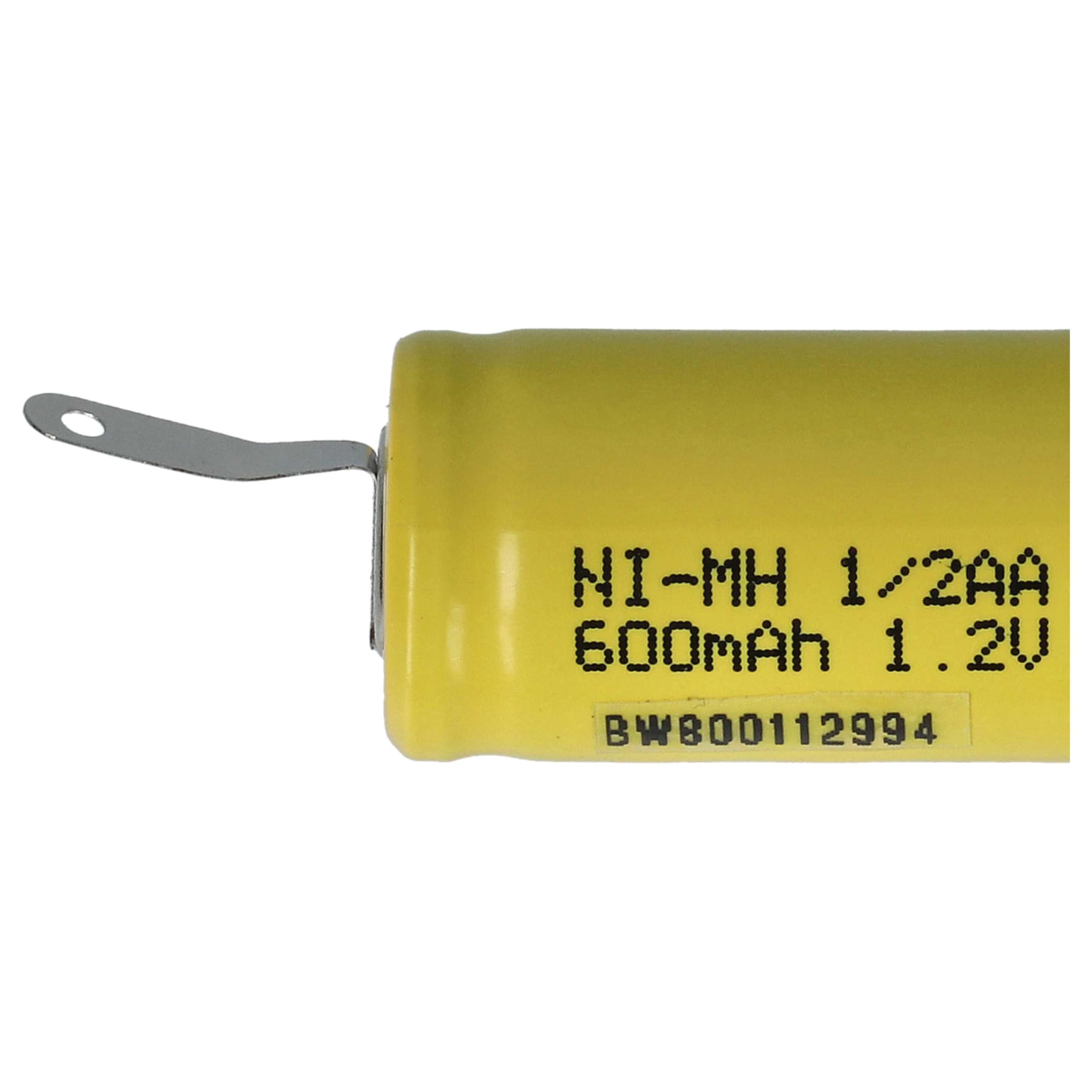 vhbw 10x Batteries Remplacement pour 1/2AA