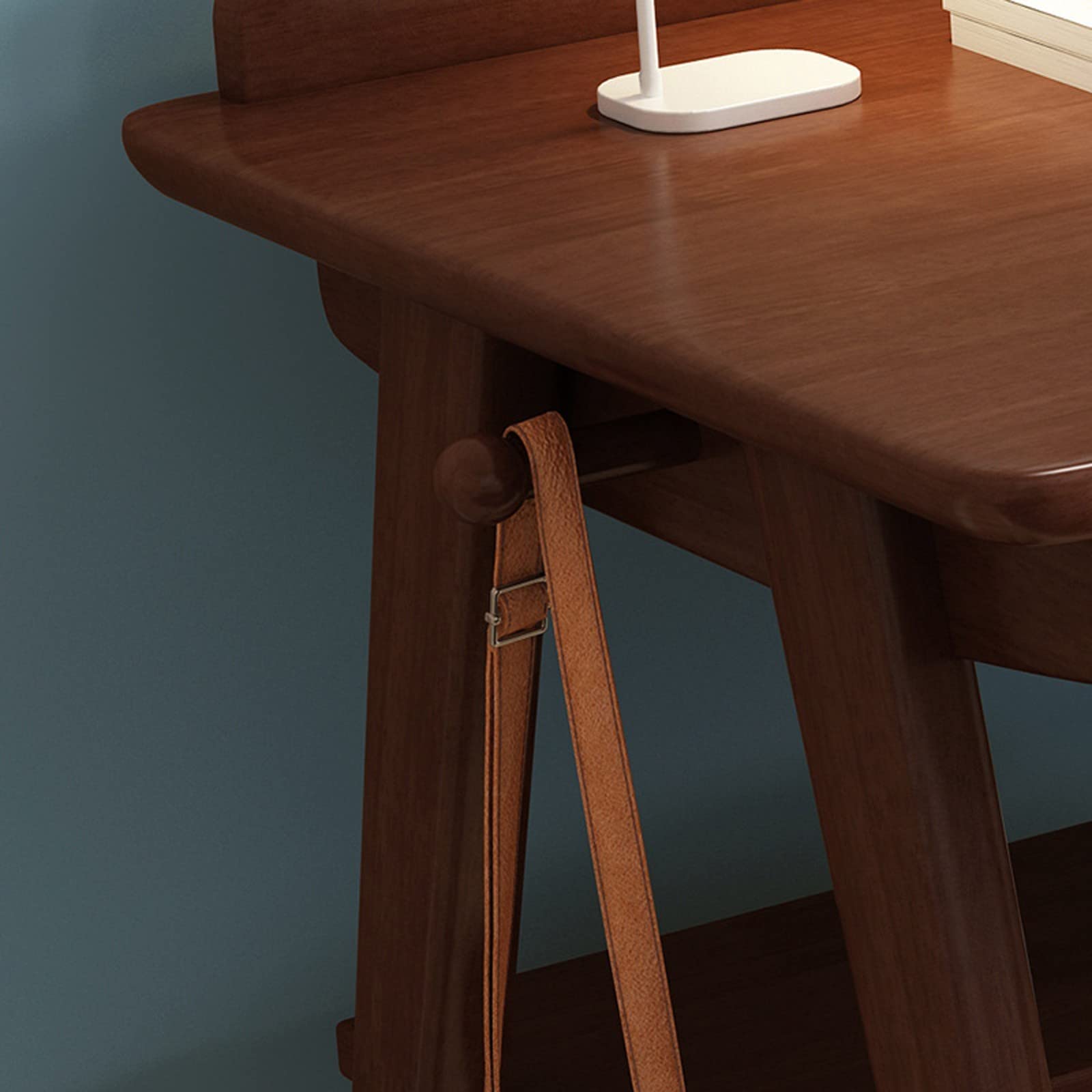 SDdPulse Scrivania, scrivania in legno massello, semplice scrivania per computer in legno con cassetto, scrivania moderna e resistente per scuola, famiglia o sala studio. A x sedia, 140 cm, sedia B X