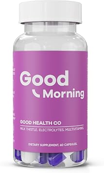 Good Morning Wellness Pills | DHM, Milk Thistle & Electrolytes | Nutritional Support | 1-Pack