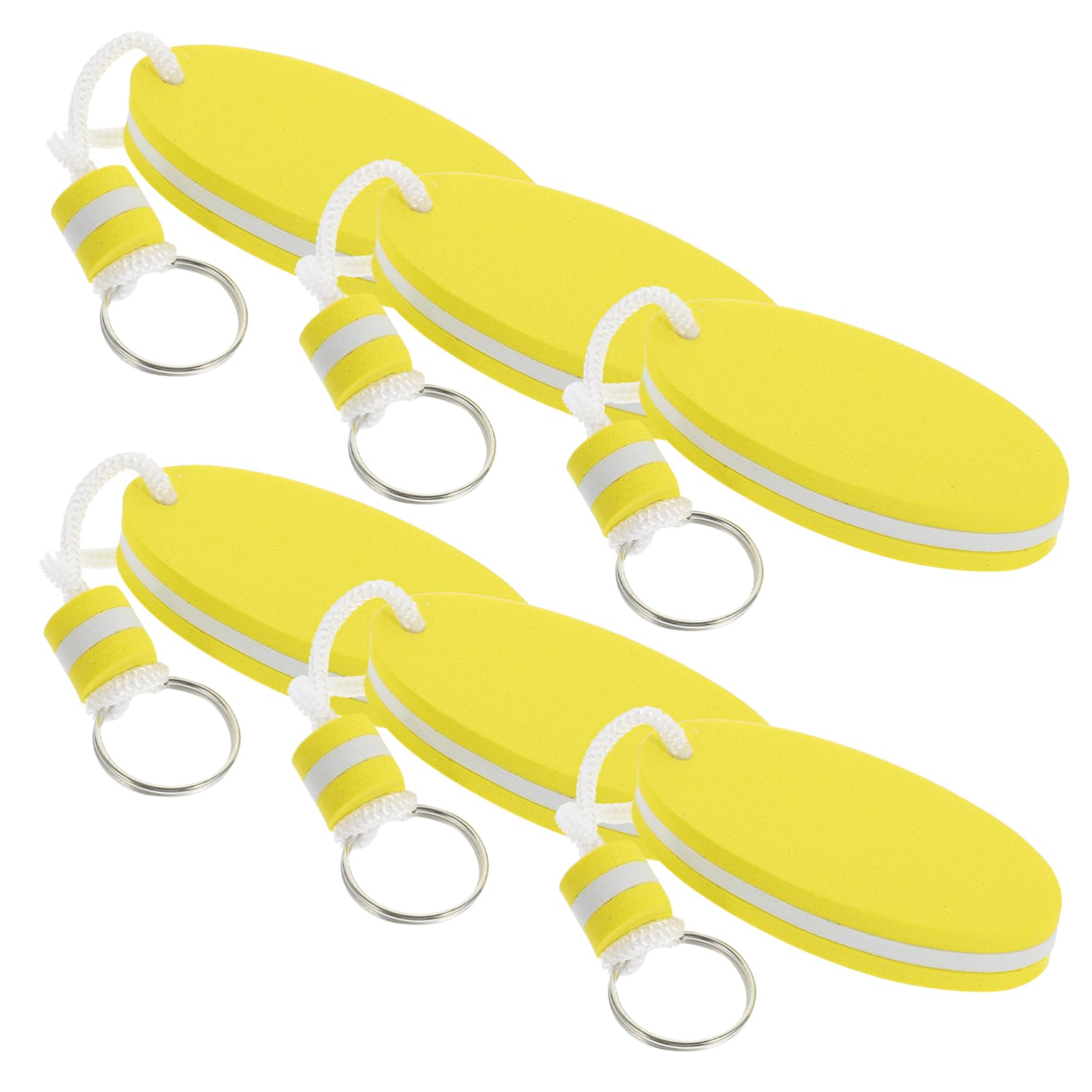 INOOMP 24pezzi Portachiavi Galleggiante Per Sport Acquatici Ciondoli Decorativi Leggeri e Resistenti Accessori Per Kayak e Attività Nautiche Galleggiante Per Chiavi e Portachiavi