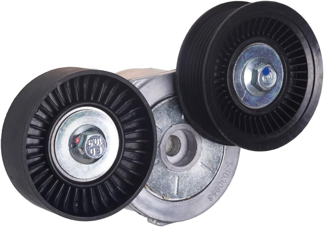 KEYOOG 39120 Drive Belt Tensioner Assembly (W/76mm Dia. Pulley,For 3.7L/4.7L) Fit For 07-09 Ch-rysler Aspen /04-11 Dakota [00-09 Durango] 04-13 Ram 1500/04-10 Je-ep Grand Cherokee (OE# 53030958AC)