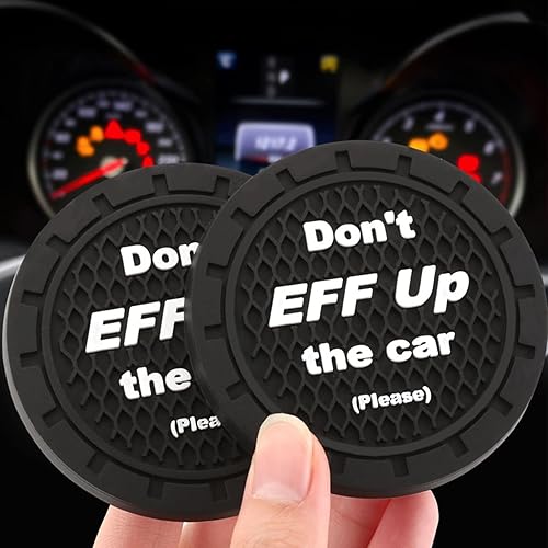 Miniatura 6 de cueclue Paquete de 2 posavasos para automóvil, portavasos de silicona de 2.75 pulgadas, portavasos extraíbles para tu automóvil, tapetes