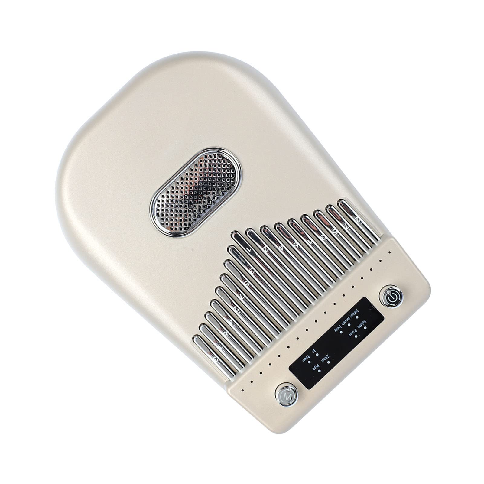FILFEEL Pianoforte Elettronico Portatile Kalimba a 17 Tasti con Spartiti - per Principianti e Amanti della Musica (GOLD)