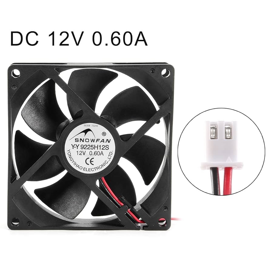 ADDA 9225 92mm X 92mm X 25mm AD0912UX A7BGL Hypro Bearing PWM Cooler Cooling Fan 12V 0.50A 4Wire