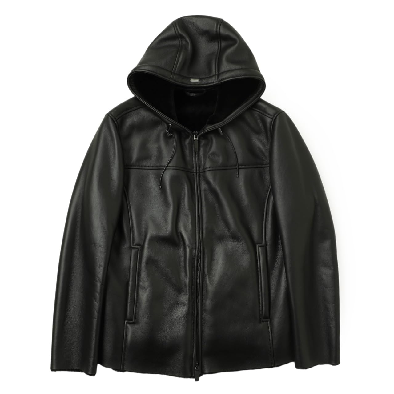 Amazon | [アルタクルーナ] ブルゾン パーカー ムートン ラムレザー