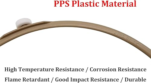 Miniatura 5 de Anillo giratorio de microondas de 8.7 pulgadas, pieza de repuesto para la mayoría de microondas, diámetro exterior del anillo 8.7 pulgadas/8.701 in