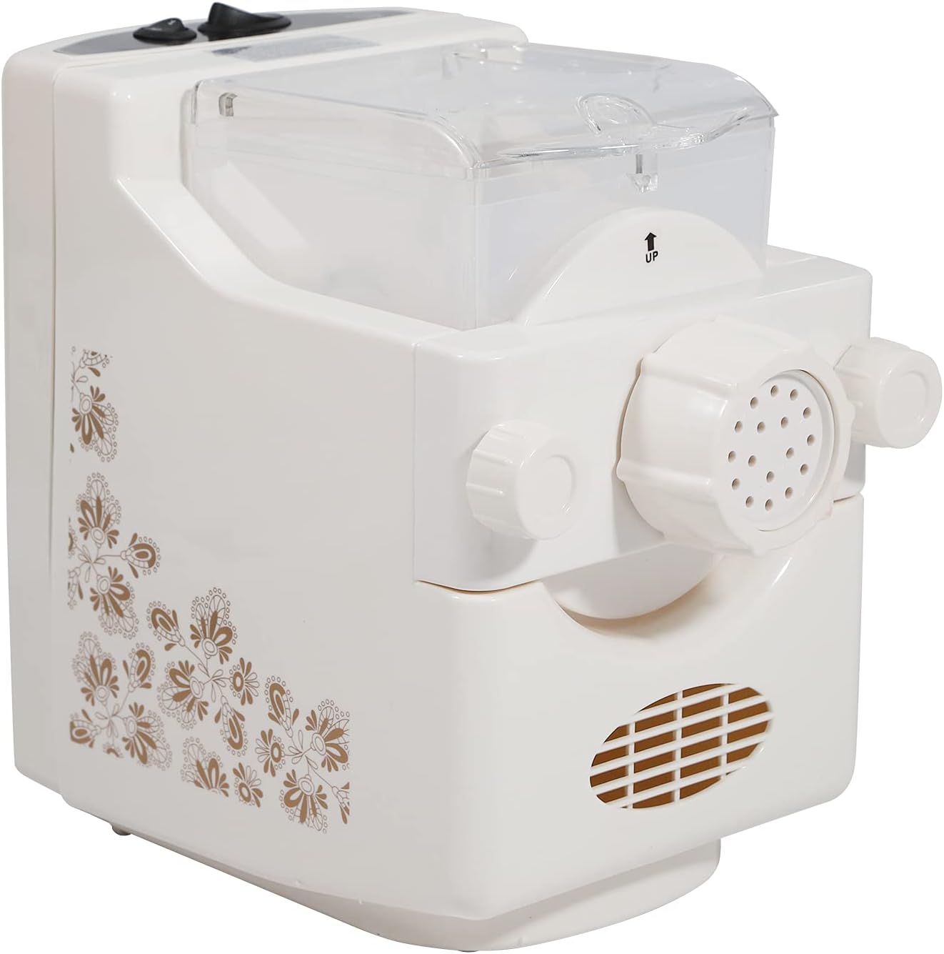 Elektrische Nudelmaschine, Automatische Handheld Noodle Maker, 2000 mAh Multifunctionele Nudelmaschine met 5 persvormen