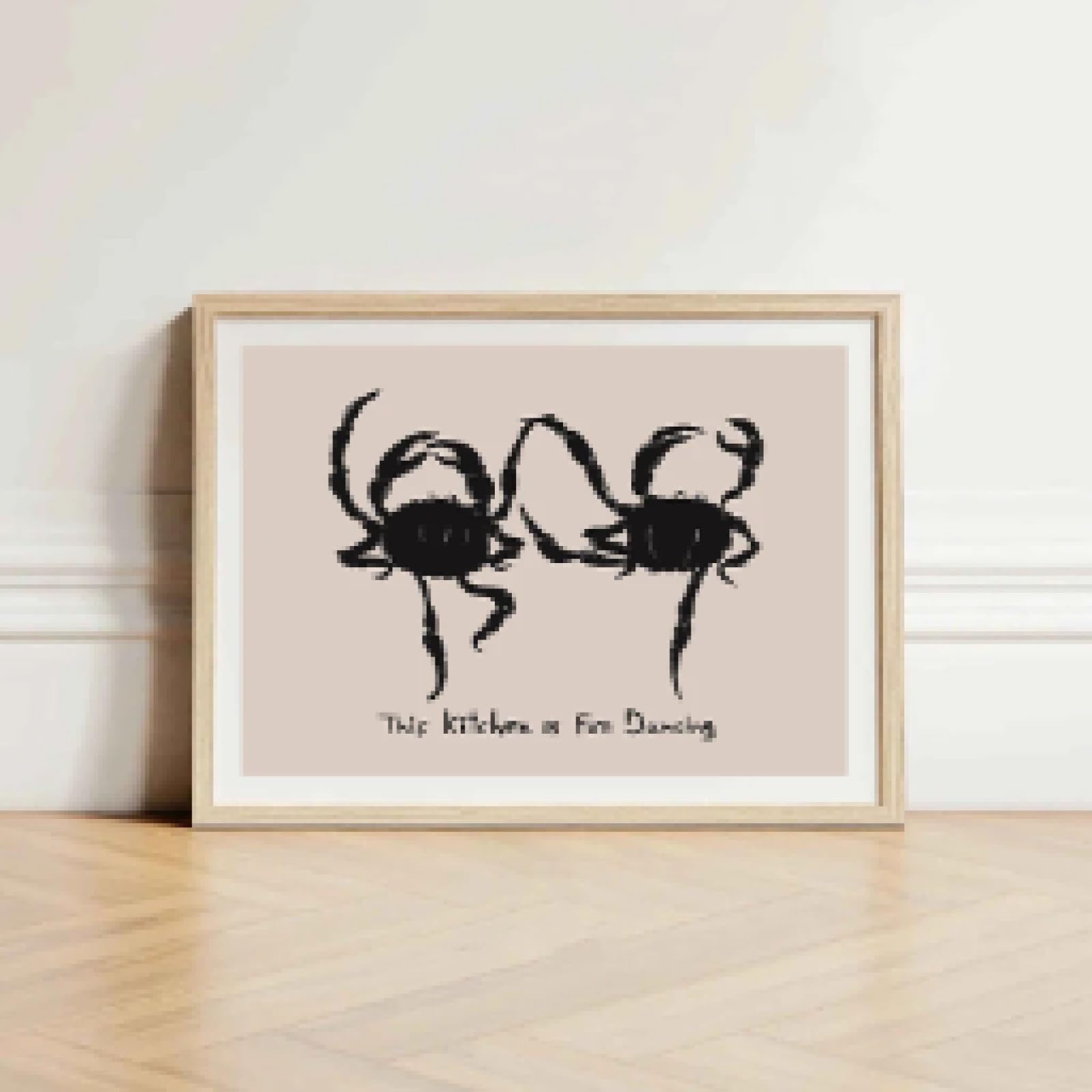 Impression crabe noir dansant pour sublimer votre restaurant