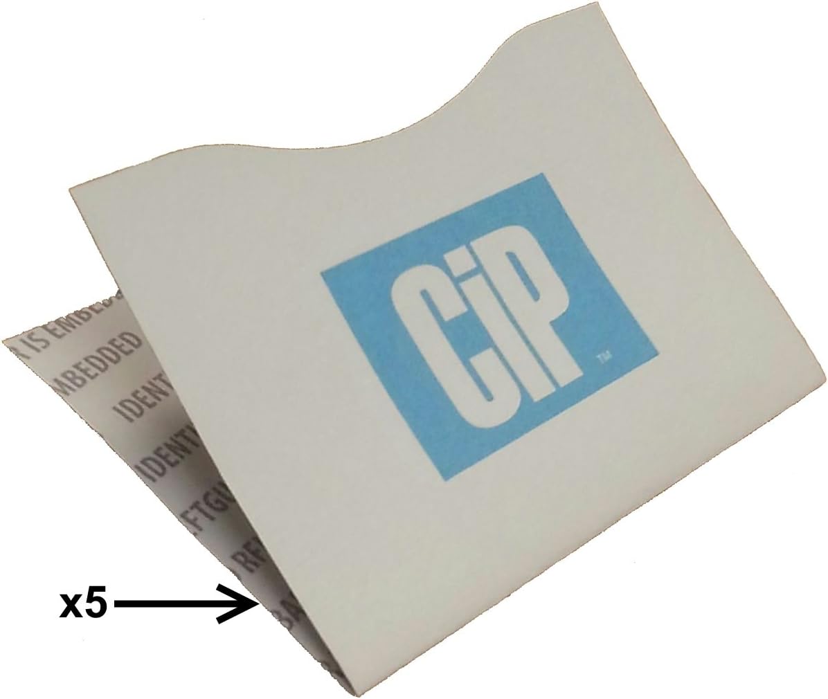 RFID Blocking Credit Card Sleeves - Wallet Sized Folder Cases - Durable Laminated And Secure - Great Gifts & Travel Accessories - Pack of 5..