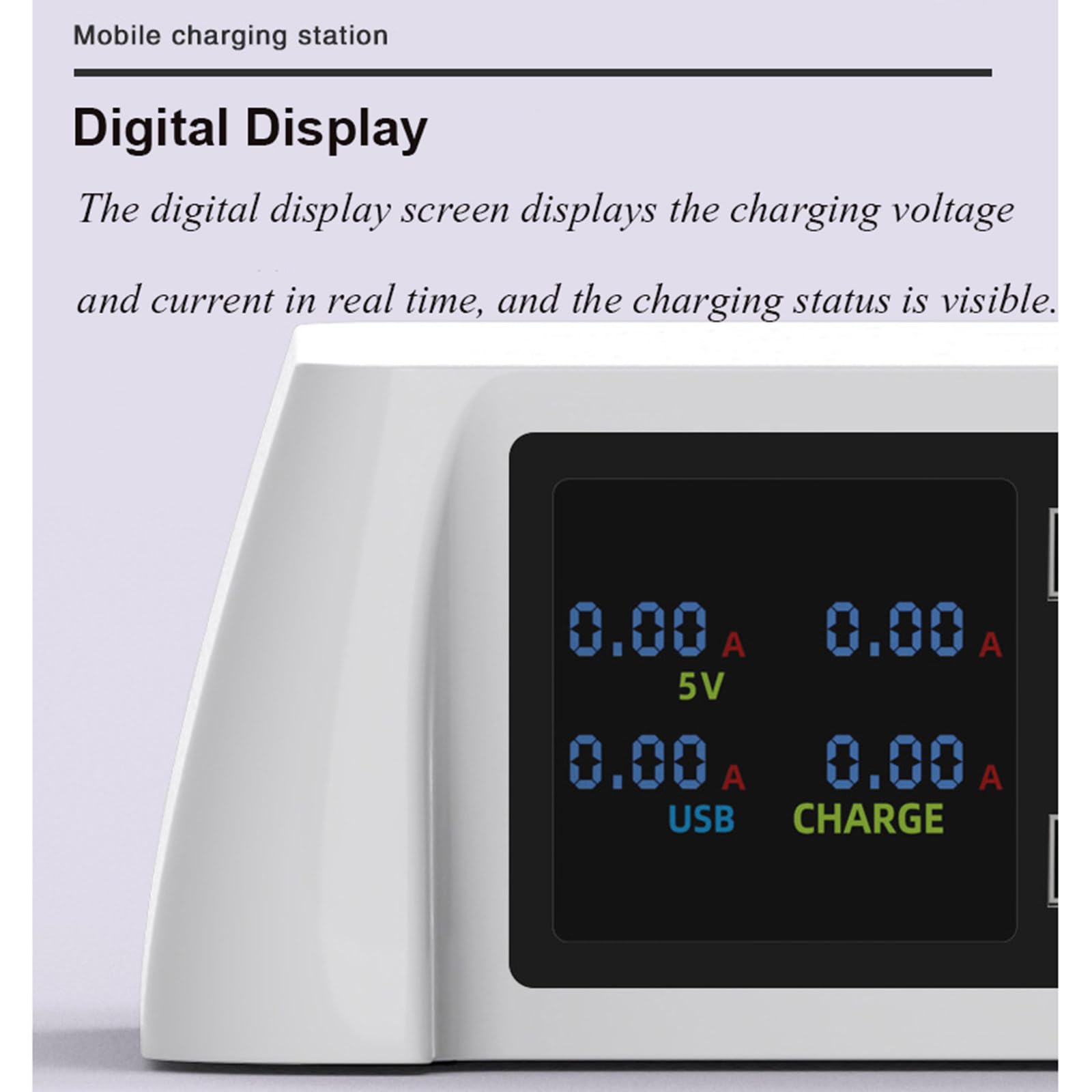 Caricatore USB multiporta, ricarica rapida da 100 W, caricabatterie intelligente wireless, adatto a una varietà di prodotti elettronici