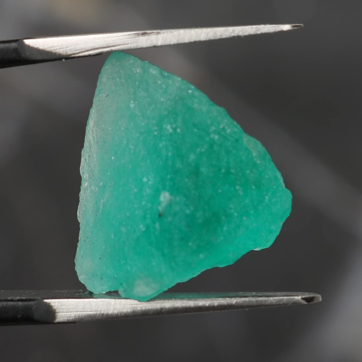REAL-GEMS 8.95 Ct. Natural Green Emerald Raw Rough Loose Gemstone For Cabbing & Cabbing AXF-715 image 2