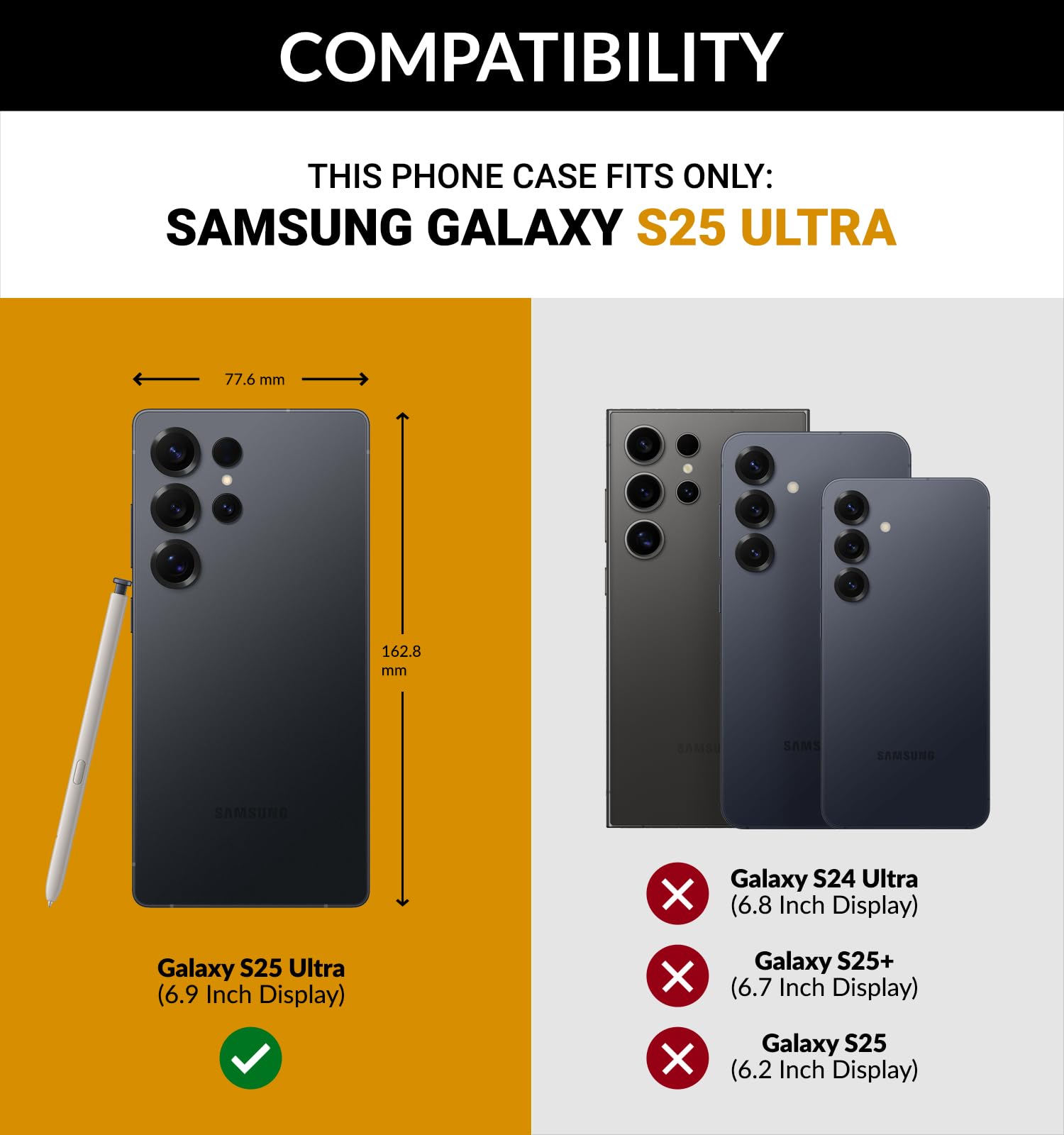 SURAZO Skórzane etui do Samsung Galaxy S25 Ultra z ochroną aparatu – prawdziwa skóra tylna osłona na telefon komórkowy [przegródka na karty] [funkcja stojaka] [motyw kwiatowy], odporne na uderzenia