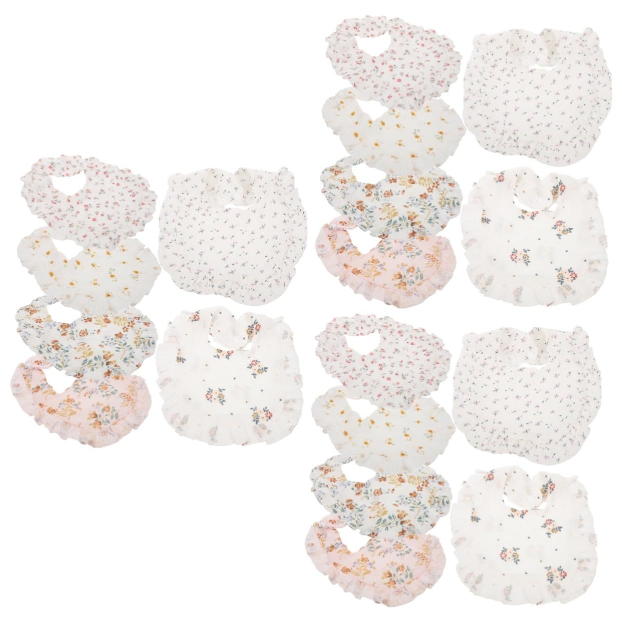 Abaodam 18 Piezas bolsa de saliva de bebé baberos bebe babero bebe baberos para niña toallas de saliva para bebés de algodón para niños pequeños para niños pequeños
