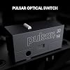Pulsar Gaming Gears CrazyLight Series Wireless Gaming Mouse Ultra Lightweight 43g 1ms 32000 DPI Optical Swhich XS-1 Flagship Sensor X2H CrazyLight, Medium, Jet Black