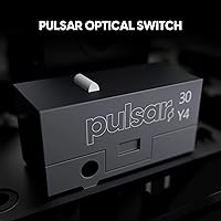 Vista 6 de Pulsar Gaming Gears - Mouse inalámbrico para juegos Crazylight X2H, ultraligero, 1.30 onzas, interruptor óptico, 32000 DPI, 750 IPS, sensor XS-1