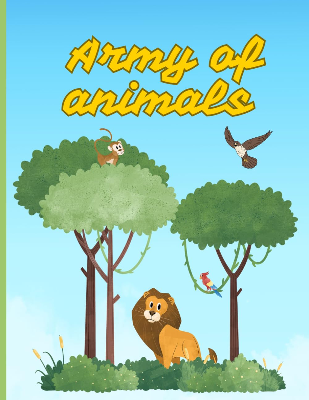 Army of Animals: This book contains 26 letters, each letter has a unique word. There are 53 pages available from ages 1 to 5