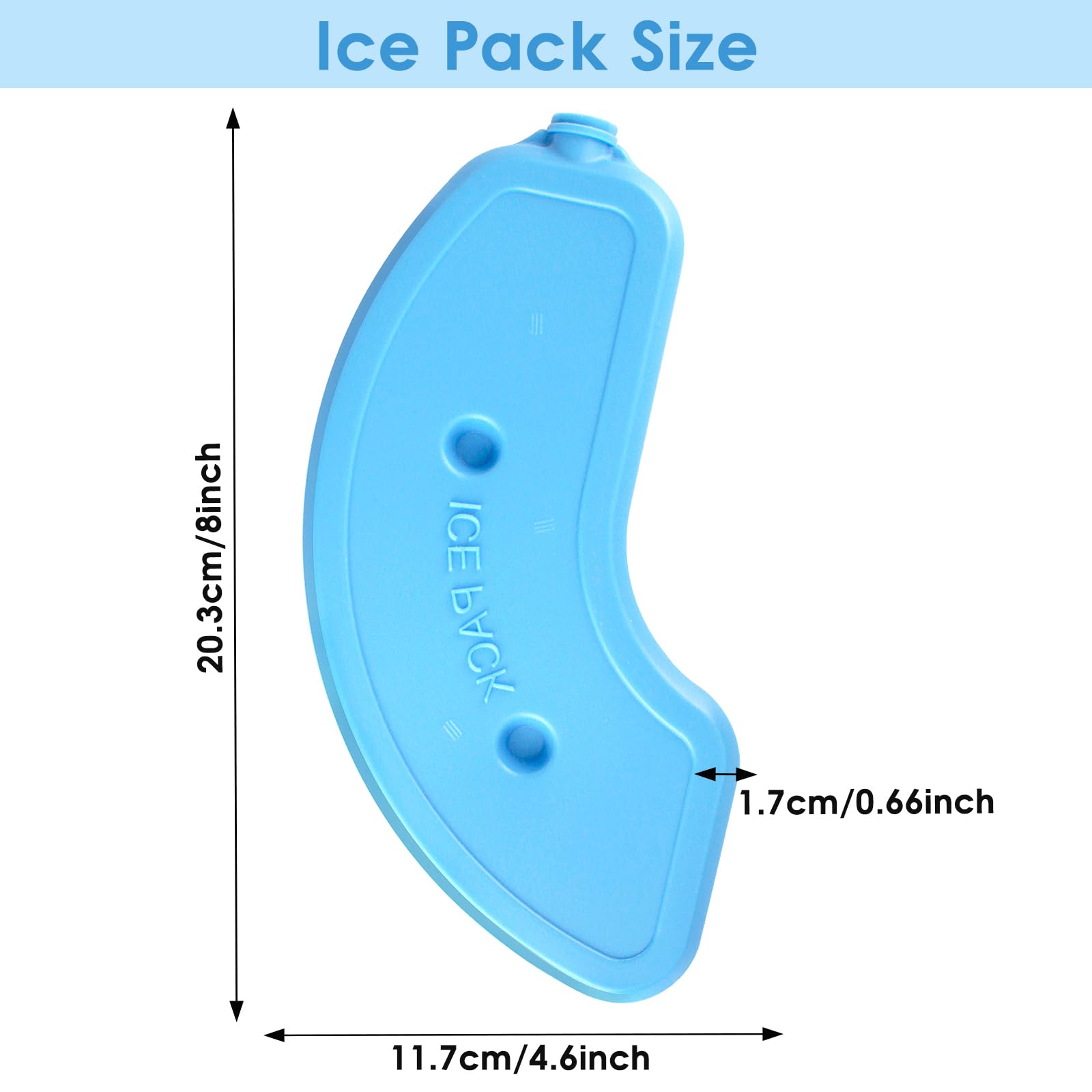 2 Pcs Replacement Ice Packs for Automatic Cat Feeder Wet Food and Automatic Pet Feeder （Place It Horizontally, Not Vertically） - image 3