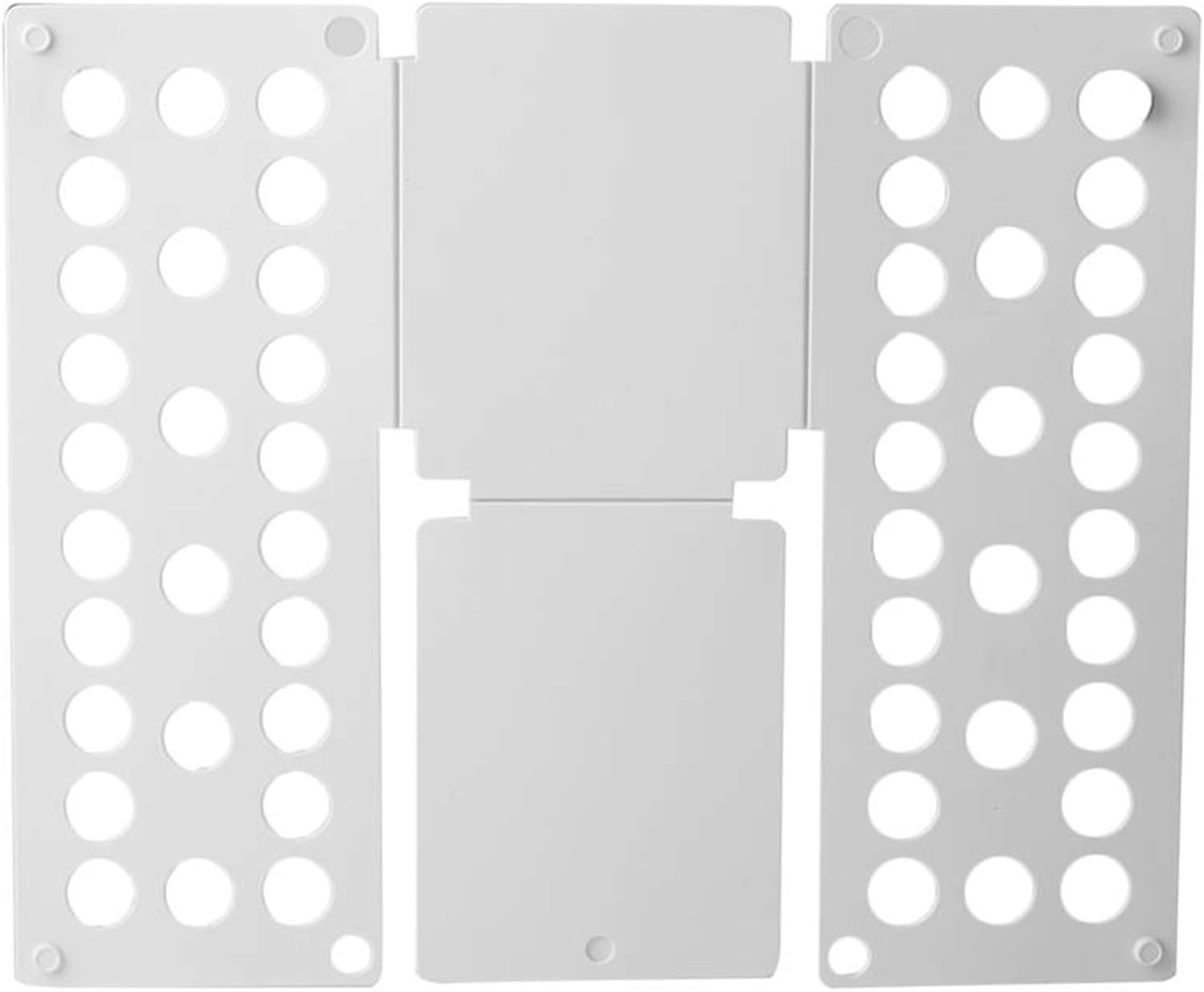 Ropa para Niños Plancha Plegable Ropa para Niños Carpeta Closet Organizador Carpetas Carpetas Tableros Tenedor De Ropa Lavandería Organizador Ayuda (Color : Blanco, Tamaño : 40-48 cm)