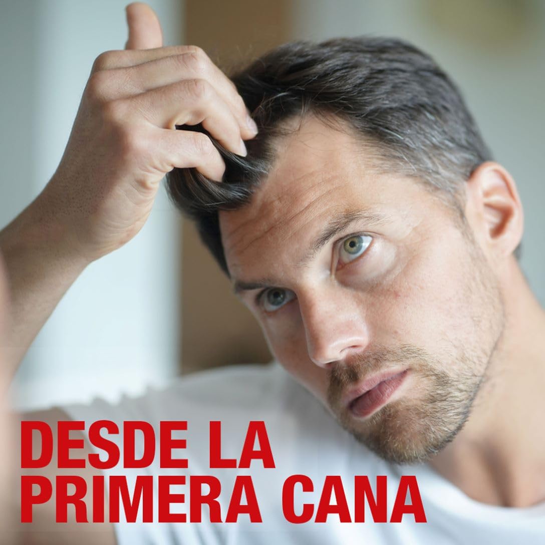 Alpecin Grey Attack Caffeine & Colour Shampoo for Men 2x 200ml | Cabello gradualmente más oscuro y fuerte | Efecto de color controlado y de aspecto natural con menos canas
