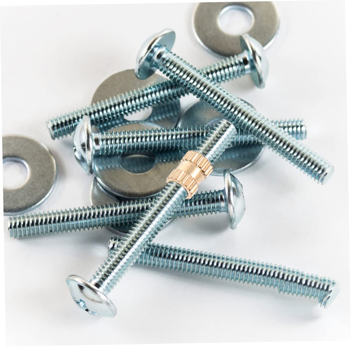STOBAZA 3sets 500pcs Brass Threaded Knurled Nuts for Secure Embedding Insert Nuts for Fibreglass High Pull Out Force and Easy Installation 500pcs*3