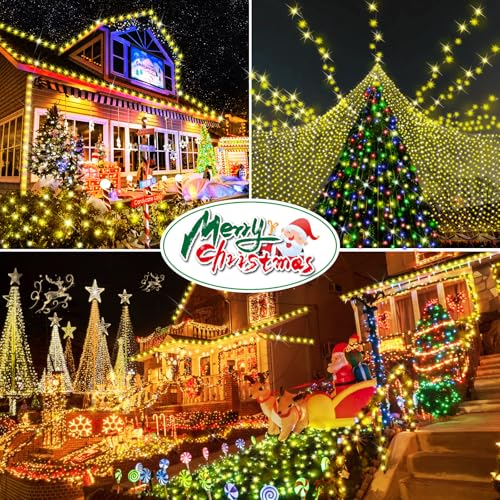 Heceltt Christmas String Lights Outdoor, 50M/164FT 500 LED Christmas Fairy Lights 8 Modes with Remote and Timer for House,Garden,Wedding,Party,Tree Decorations (Warm White) [Energy Class F] - Image 6