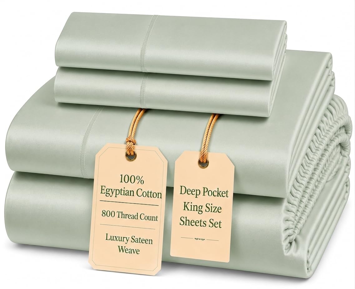 Queen Bed Sheets - Sepia Rose Egyptian Cotton -10