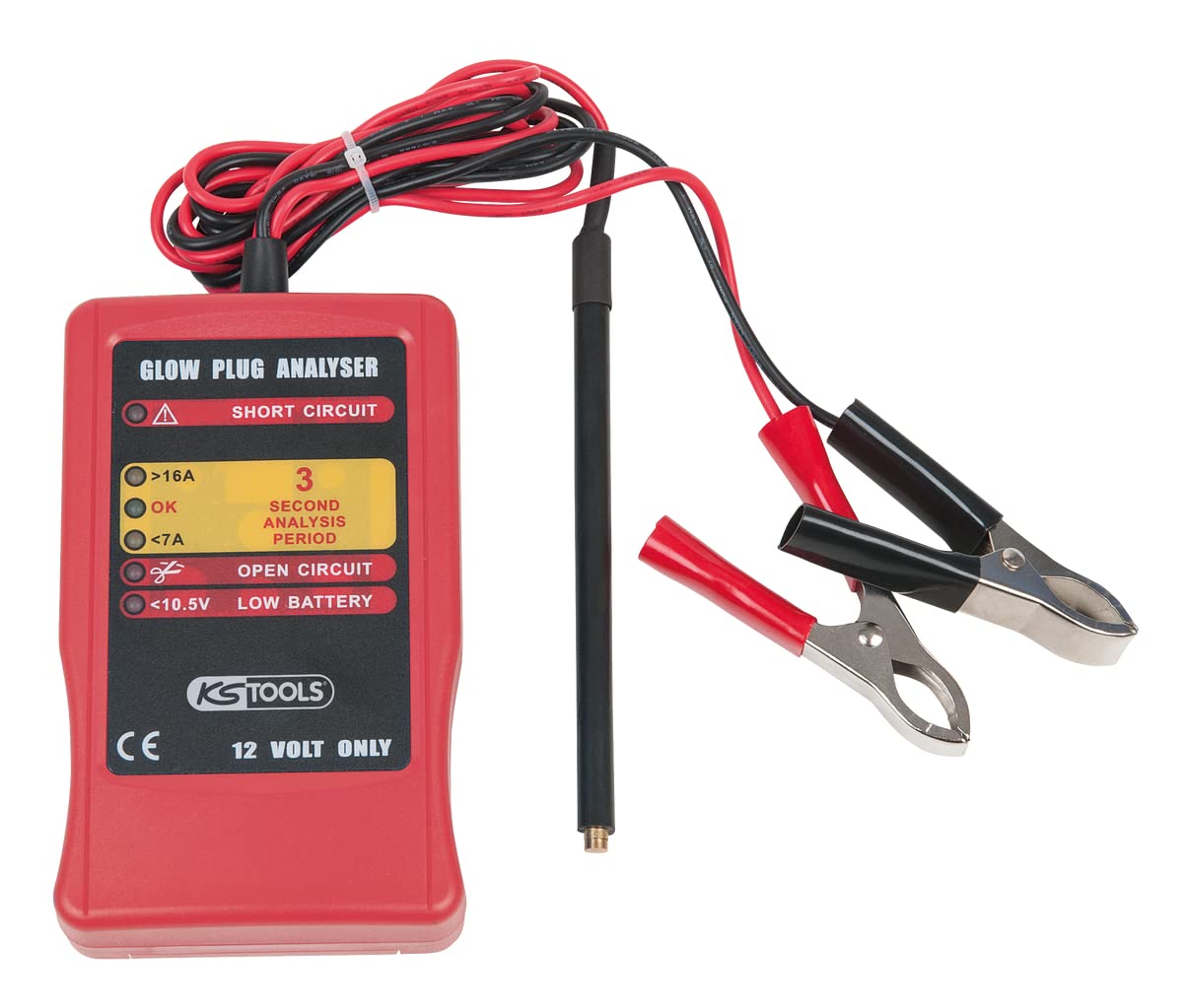KS TOOLS Testeur de bougies de préchauffage 550.1401