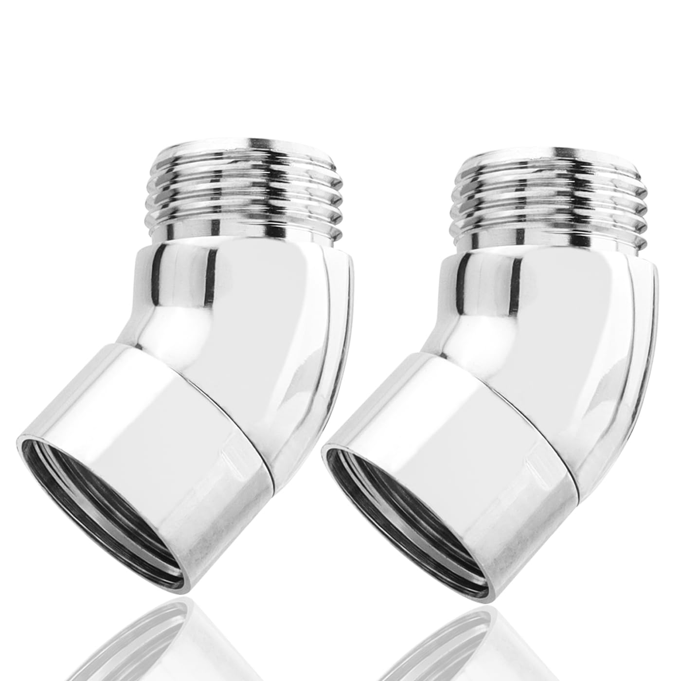 Wall Mounted Shower Adapter Bestgle 2-Pack Shower Head Elbow Adapters ...