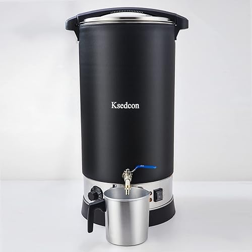 Miniatura 7 de Derretidor de cera de 30 cuartos de galón para hacer velas, olla de fusión de cera eléctrica grande con boquilla de vertido rápido, olla de fusión