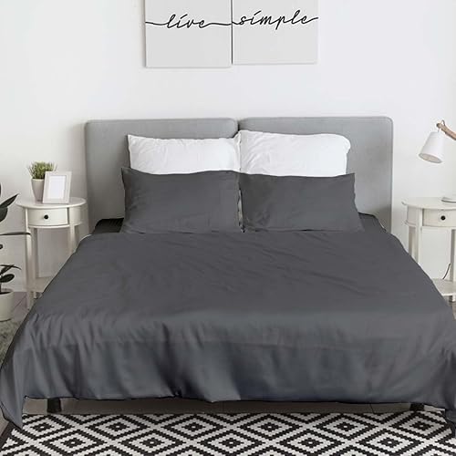 Miniatura 2 de Juego de sábanas de algodón egipcio tamaño matrimonial, juego de sábanas de 4 piezas, sábanas de hotel de lujo de 800 hilos, sábanas de hotel de