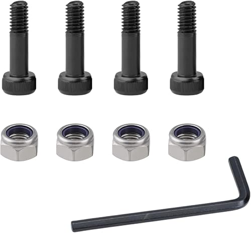 Pellet Grill Auger Motor Shaft Nut & Bolt Kit Fit for Traeger, Pit Boss, Z-Grills, Rec Tec and Most Wood Pellet Grills, Replacement Parts for Traeger Grill Auger Motor Shear Pin KIT0783,4-pack