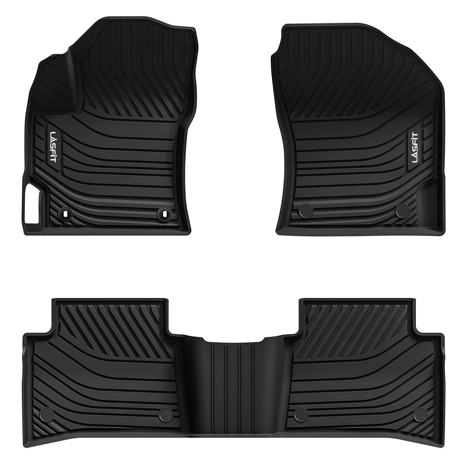 LASFIT Floor Mats for Toyota Corolla Sedan Sedan Hybrid 2020-2026 All Weather Protection Floor Liners TPE Car Mats
