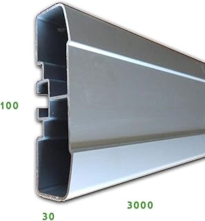 Trupa 3,5m Aluminium Profil Anfahrschutz Antirutsch 3500x100x28 mm LKW Anhänger A-Ware