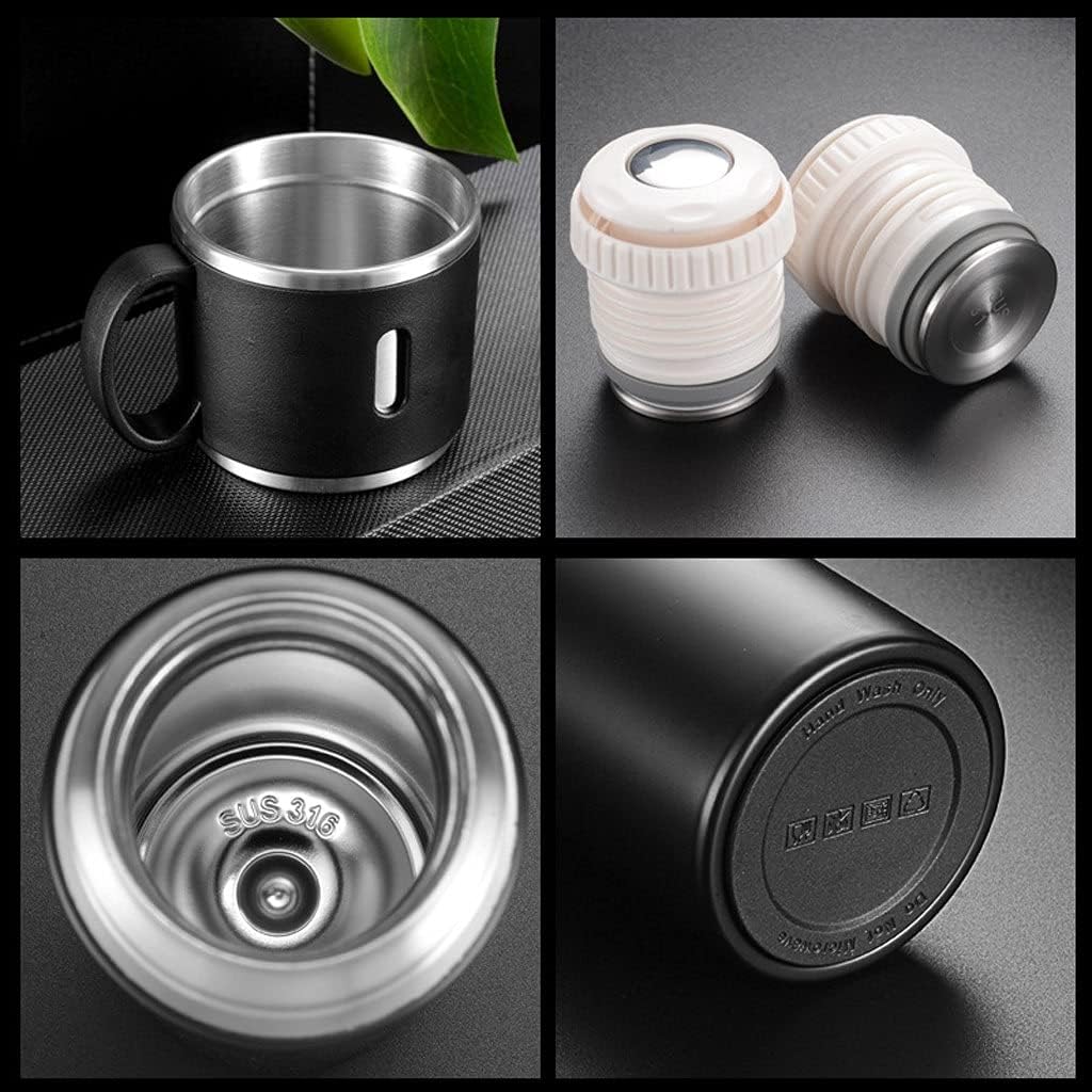 New Stainless Steel Mug Water Bottle Men And Women Portable Vacuum Flask Cup Business Gifts Custom