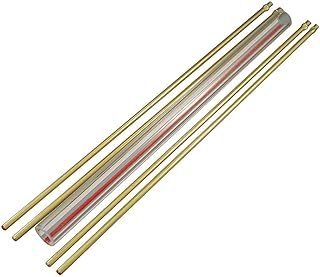 Glass Rod Kit, Red Line, 5/8In Dia, 30In L