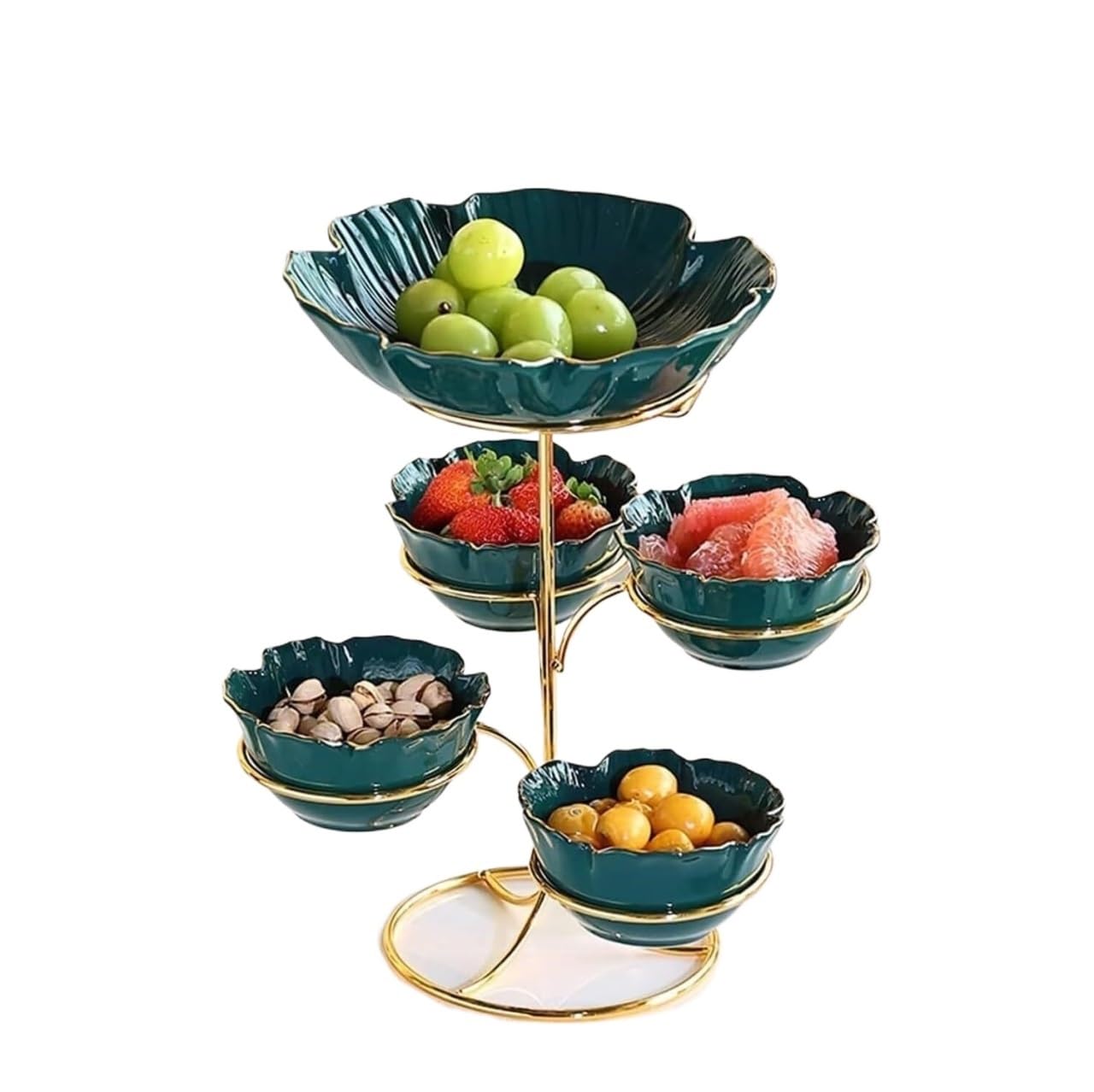 Miska na owoce, Miska na owoce Stolik kawowy Talerz Salon Recepcja domu(28CM)