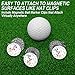 FINGER TEN Golf Ball Markers 3 Pcs with 3 Pack Hat Clip Value Gift Set, Mark Pattern USA, Eagle, Ribbon in Choice for Men Women Kid (3 Wine)